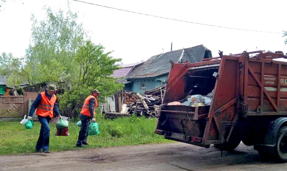 Вывоз мусора из частного дома в Похвистневе в октябре